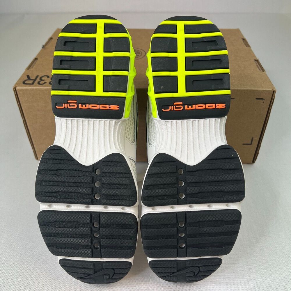 Nike Womens Zoom Air Fire Summit CW3876-104 White Volt Swoosh Running Shoes Sz 8 - Picture 8 of 9